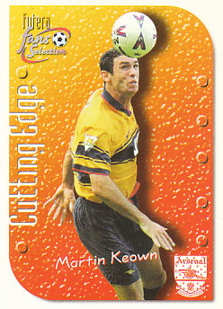 Martin Keown Arsenal 1999 Futera Fans' Selection #9